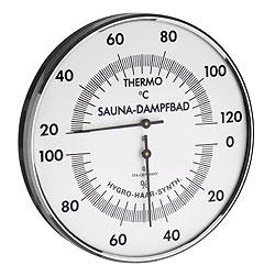 Термогигрометр (1032), биметаллический/ струнный ― Оптовая компания Русский Банный Дом