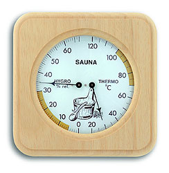 Термогигрометр (1007), биметаллический/ струнный ― Оптовая компания Русский Банный Дом