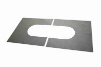 2-part stainless steel plate for garret floor