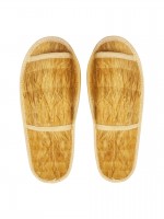 Sauna slippers, lime bast 