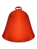 Seamless sauna hat, 100% wool felt  