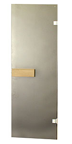  Дверь для сауны стеклянная ПЛ 44 Л (сатин-матовая полупрозрачная) ― Оптовая компания Русский Банный Дом