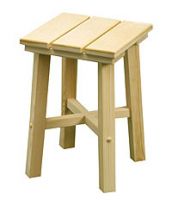 Sauna stool, abachi wood