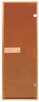 Дверь для сауны стеклянная ПЛ 40 Л (бронза) ― Оптовая компания Русский Банный Дом