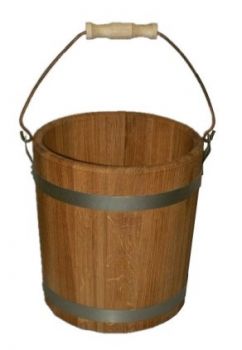 Oak bucket ― Russian Bath House