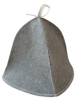 Felt hat, grey ― Russian Bath House