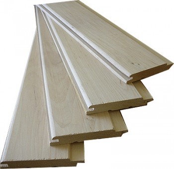 Basswood tongue-and-groove board 1.4 m (facing board) ― Russian Bath House